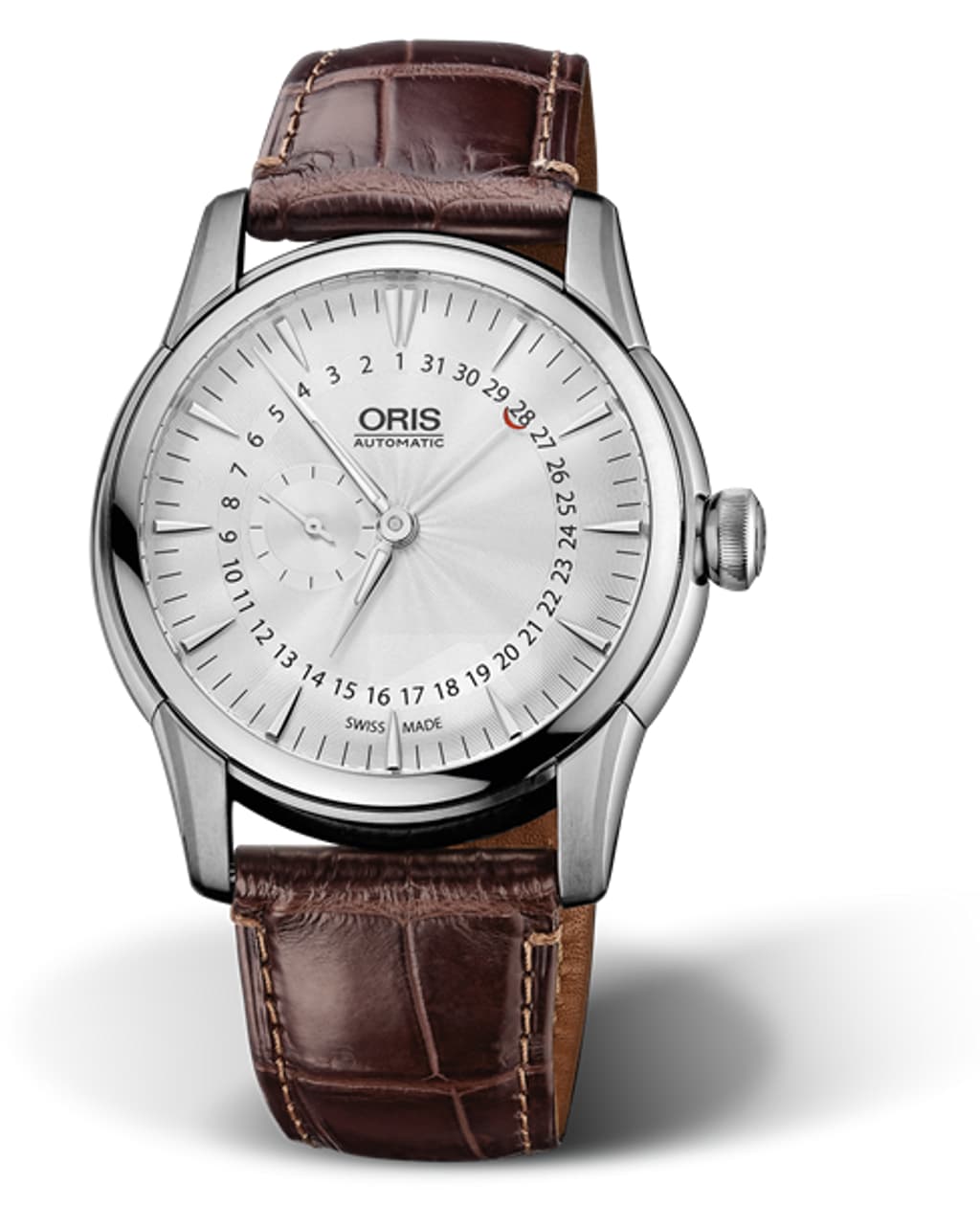 Oris small second pointer date store